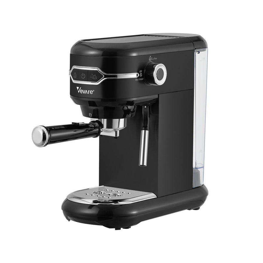 Vevare Coffee Machine Latter Cappuccino Maker Milk Frother Black