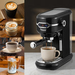 Vevare Coffee Machine Latter Cappuccino Maker Milk Frother Black