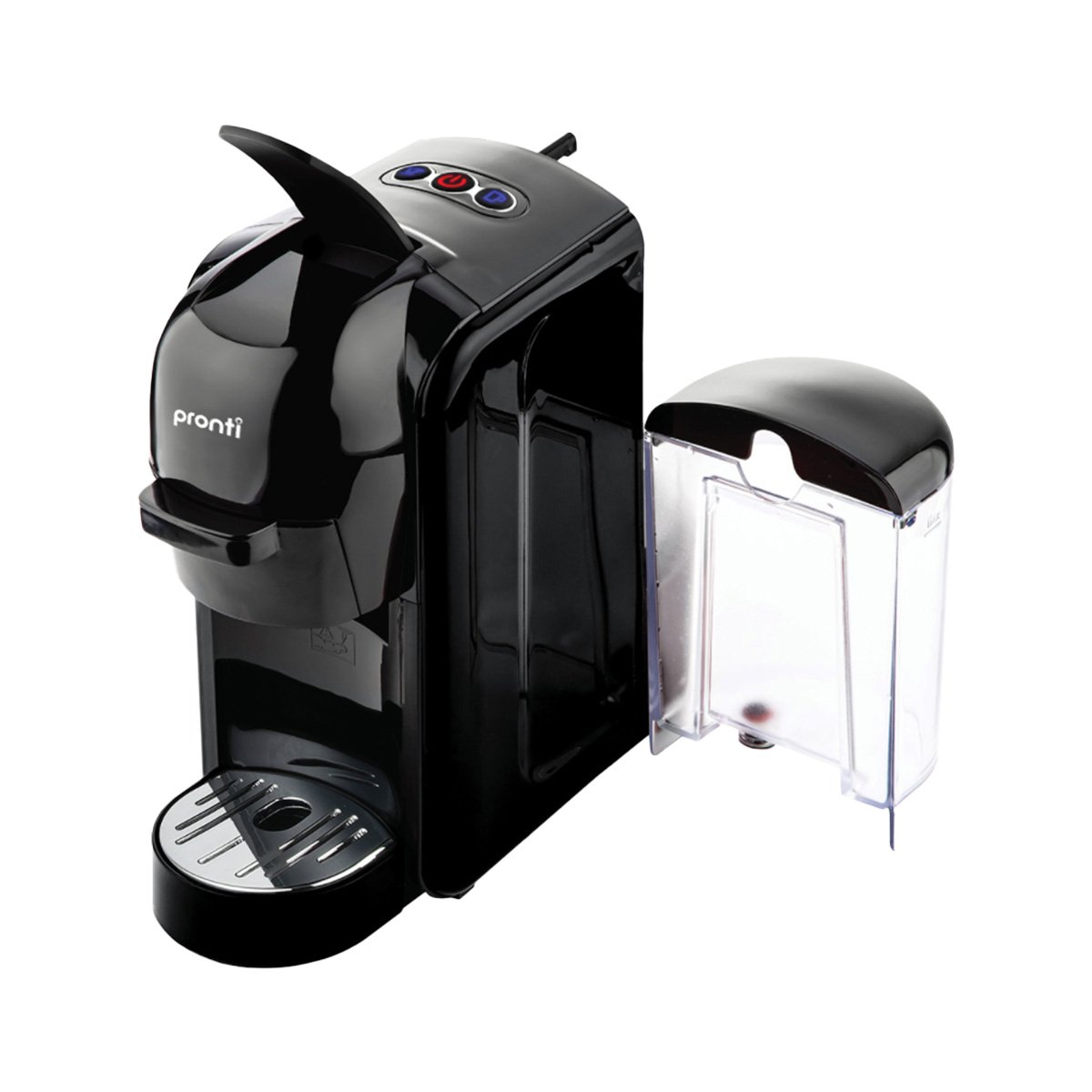 Pronti HomeMaid 3-in-1 Coffee Machine Multi-Capsule Pods and Ground Coffee Nespresso & Caffital