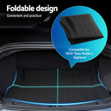 Weisshorn Premium Waterproof Boot Liners for 2024 Tesla Model 3 Highland - Rear and Frunk Mats - Top-Down View