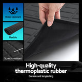 Weisshorn Premium Waterproof Boot Liners for 2024 Tesla Model 3 Highland - Rear and Frunk Mats - 45-Degree Angle