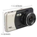 4 Hd Car Recorder With F2.0 Camera - Hd Display Video Recording - 45-Degree Angle