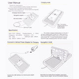 5W Fast Charging Qi Wireless Charger For Home And Car - 45-Degree Angle