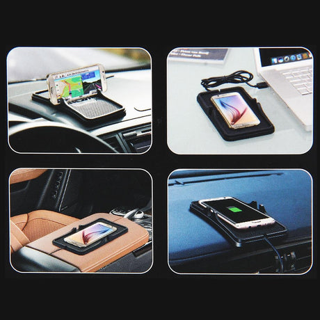 5W Fast Charging Qi Wireless Charger For Home And Car-1915197152053825544