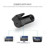 Full Hd Mini Car Dash Cam With Wifi And Motion Detection - Top-Down View