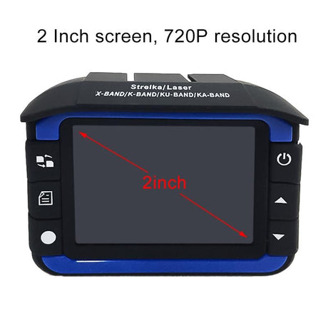2.4 Video Camera Dvr & Radar Detector - Hd 720P-1915197560365125640