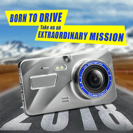 Full Hd 1080P Car Dvr With 170 Degree Wide Angle - 4 Inch Screen-1915197771820961793