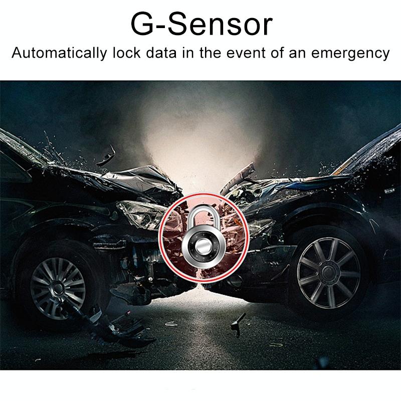 Smart Car Dual Lens Video Camera - Full Hd 1080P Motion Detection Tf Card Support-1964932360088719363