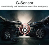 Smart Car Dual Lens Video Camera - Full Hd 1080P Motion Detection Tf Card Support - Side View