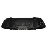 720P Dual Channel Car Black Box With 5 Ips Touch Screen Rear View Mirror - Front View
