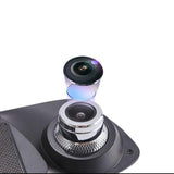 720P Dual Channel Car Black Box With 5 Ips Touch Screen Rear View Mirror - Top-Down View