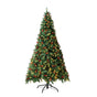 Tinseltown Christmas Tree 2.4M 8FT Xmas Decorations Green w/ LED Light and Pine Cones