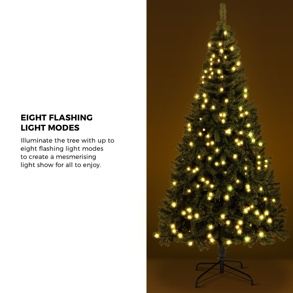 Tinseltown Christmas Tree 2.1M 7FT Green with LED lights