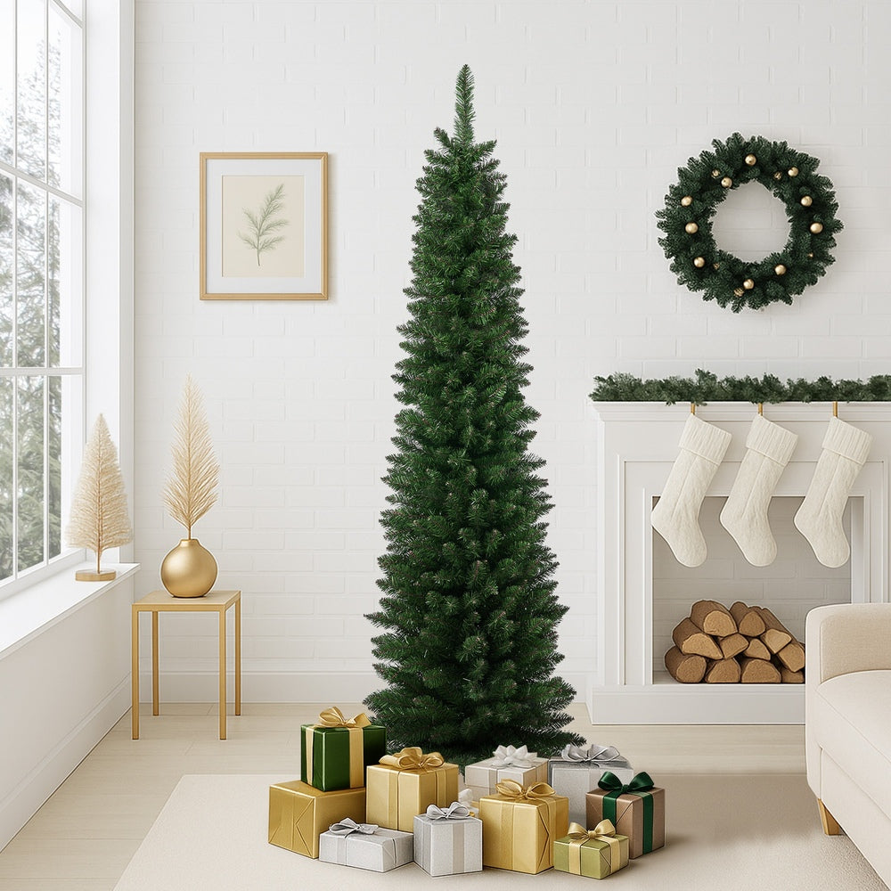 Tinseltown Slim Christmas Tree 1.8M 6FT Green