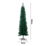 Tinseltown Slim Christmas Tree 1.8M 6FT Green - Front View