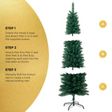 Tinseltown Slim Christmas Tree 1.8M 6FT Green