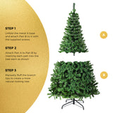 Tinseltown Christmas Tree 1.5M 5FT Green 418 Tips - Side View