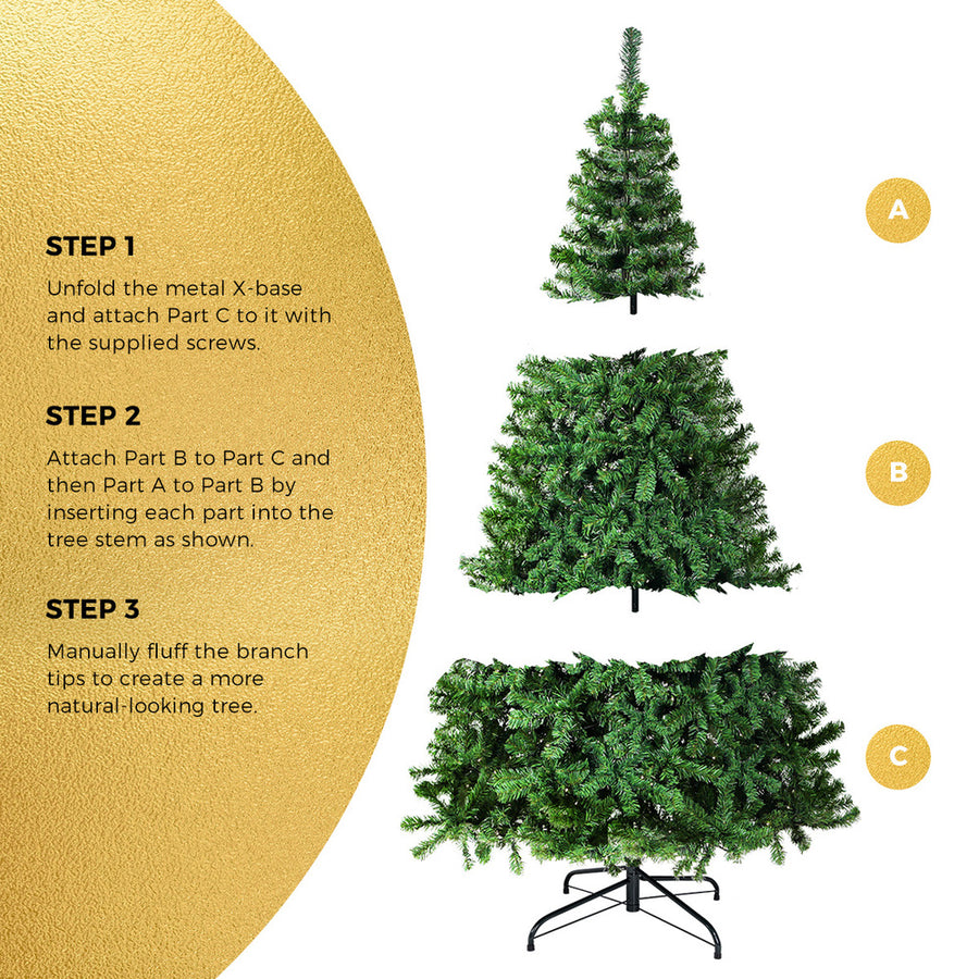 Tinseltown Christmas Tree 1.8M 6FT Green 800 tips