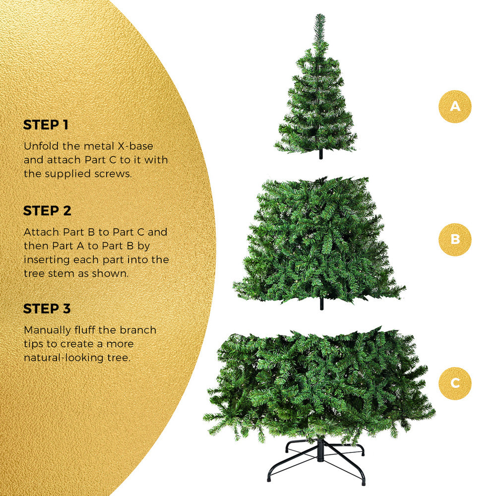Tinseltown Christmas Tree 2.1M 7FT Green 1000 tips