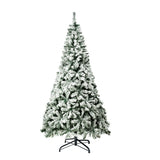 Tinseltown Christmas Tree 1.8M 6FT Snow Flocked Green with LED