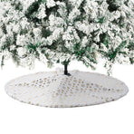 Tinseltown Christmas Tree 2.1M & Tree Skirt Light Snow-sprayed Green