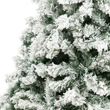 Tinseltown Christmas Tree 1.8M 6FT Snow Flocked Green - Low Angle