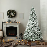 Tinseltown Christmas Tree 2.1M 7FT Snow Flocked Green