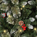 Tinseltown Christmas Tree 2.1m 7FT LED 1400tips - 45-Degree Angle