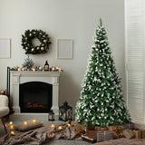 Tinseltown Christmas Tree 1.8M 6FT Snowy Xmas Decorations Home Decor Green 800 tips