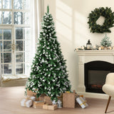 Tinseltown Christmas Tree 2.1M 7FT Snowy Green 1000 tips - Extra Image