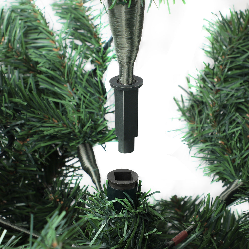 Tinseltown Christmas Tree 2.1M 7FT Snowy Green 1000 tips