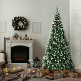Tinseltown Christmas Tree 2.1M 7FT Snowy Green 1000 tips