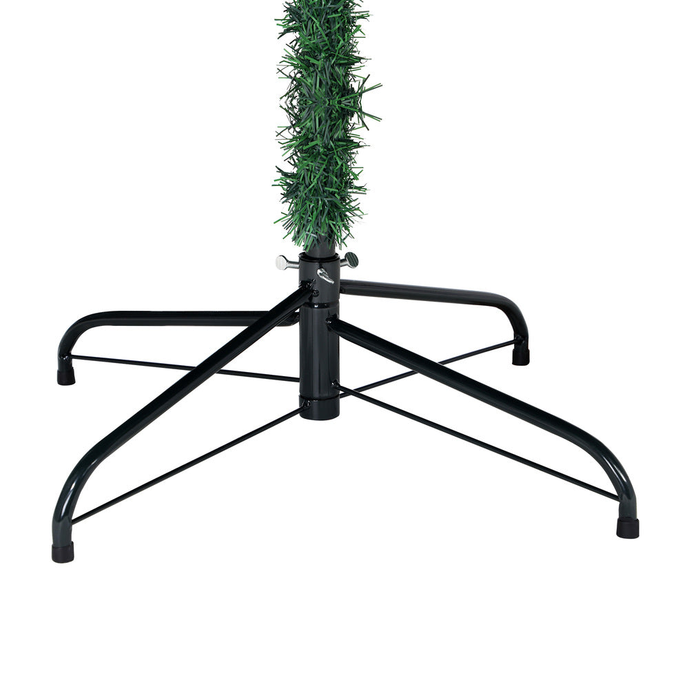 Tinseltown Christmas Tree 2.4M 8FT Snowy Xmas Decorations Home Decor Green 1400 tips