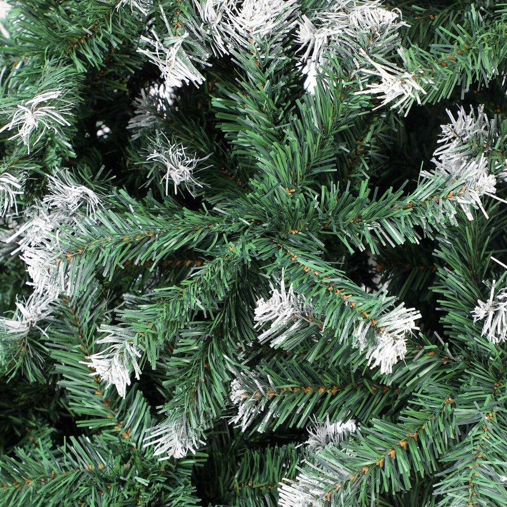Tinseltown Christmas Tree 2.4M 8FT Snowy Xmas Decorations Home Decor Green 1400 tips
