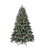 Tinseltown LED Christmas Tree 2.1M 7FT Green White 1210 Tips