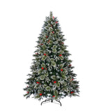 Tinseltown LED Christmas Tree 2.1M 7FT Green White 1210 Tips - Extra Image