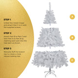 Tinseltown White Christmas Tree 1.8M 6FT 650tips