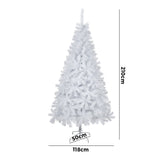 Tinseltown White Christmas Tree 2.1M 7FT 1000tips - Extra Image