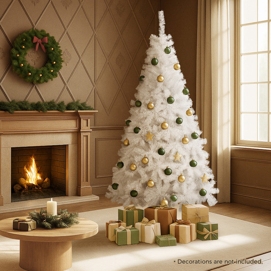 Tinseltown White Christmas Tree 2.1M 7FT 1000tips, image 8