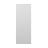 Oikiture 6 Chest of Drawers Tallboy White - Rear View