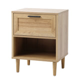 Oikiture 5 Chest of Drawers and 2 Bedside Tables Bedroom Set - Rear View