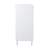 Oikiture 5 Chest of Drawers Dresser Tallboy White
