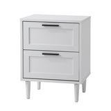 Oikiture 6 Chest of Drawers and 2 Bedside Tables Bedroom Set White - Extra Image