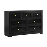 Oikiture 7 Chest of Drawers and 2 Bedside Tables Hamptons Furniture Set