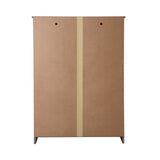 Oikiture 6 Chest of Drawers Tallboy Dresser Black