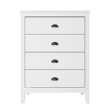 Oikiture 4 Chest of Drawers Dresser Vintage