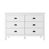 Oikiture 6 Chest of Drawers Dresser Vintage