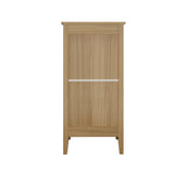 Oikiture 5 Chest of Drawers Dresser Tallboy Storage Cabinet Natural - Top-Down View