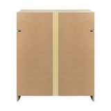 Oikiture 5 Chest of Drawers Tallboy Cabinet Dresser Table Wooden White Furniture