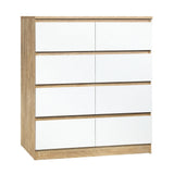 Oikiture Chest of Drawers 8 Drawers Tallboy